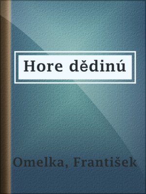 cover image of Hore dědinú